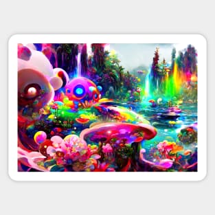 Color Globs | Hidden Lake Sticker